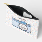 Oh, schläfst! Blue Pastellkamera Zubehörtasche (Offen)