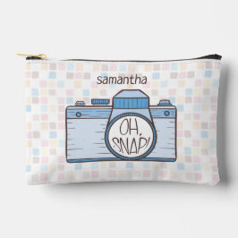 Oh, schläfst! Blue Pastellkamera Zubehörtasche