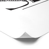 Oh, schläfst! Drucken Poster (Ecke)