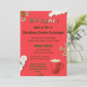 Oh schläfst! Einladung zum Austausch von Weihnacht (Stehend Vorderseite)