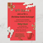 Oh schläfst! Einladung zum Austausch von Weihnacht (Vorne/Hinten)