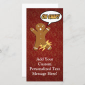 Oh, schläfst! Funny Gingerbread Man (Vorne/Hinten)