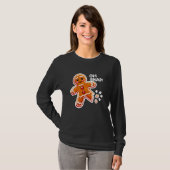 Oh, schläfst! Funny Gingerbread Man Cookie Broken T-Shirt (Vorne ganz)