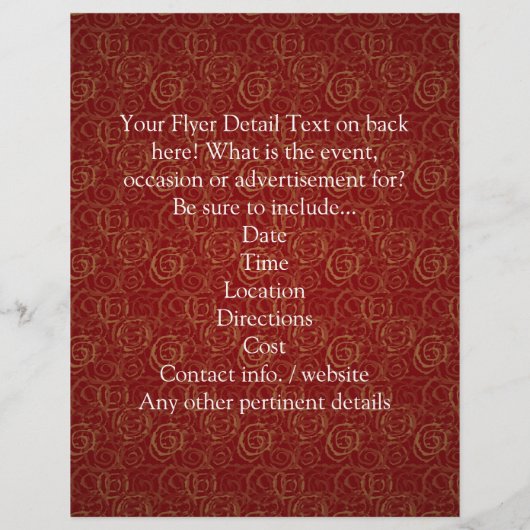 Oh, schläfst! Funny Gingerbread Man Flyer (Hinten)