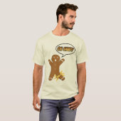 Oh, schläfst! Funny Gingerbread Man T-Shirt (Vorne ganz)