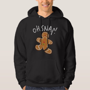 Oh, schläfst! Gingerbread Man Cookie Funny Broken  Hoodie
