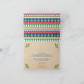 Oh, schläfst! Gingerbrei Cookie Kinderdusche Dankeskarte (Innenseite)