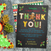 Oh, schläfst! Gingerbrei Cookie Kinderdusche Dankeskarte