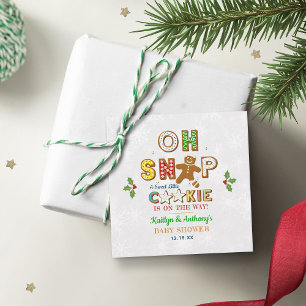 Oh, schläfst! Gingerbrei Cookie Kinderdusche Geschenkanhänger