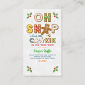 Oh, schläfst! Gingerbrei Cookie Kinderduschmaschin Begleitkarte (Vorderseite)
