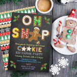 Oh, schläfst! Gingerbrot Cookie Exchange Feiertag Einladung<br><div class="desc">Feiern Sie Weihnachten in diesem Jahr stilvoll mit diesen trendigen Cookie-Austausch-Feierlichkeiten Einladungen. Das Design ist leicht mit Ihrer eigenen Formulierung zu personalisieren und Ihre Gäste werden begeistert sein,  wenn sie diese fabelhaften Einladungen erhalten.</div>