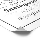 Oh, schläfst! Hochzeitszeichen Poster (Ecke)