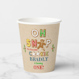 Oh, schläfst! Lebkuchenkoch jedes Alter Geburtstag Pappbecher