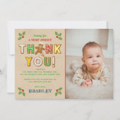 Oh, schläfst! Lebkuchenkoch jedes Alters Geburtsta Dankeskarte (Vorderseite)