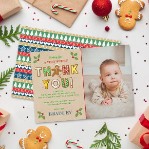 Oh, schläfst! Lebkuchenkoch jedes Alters Geburtsta Dankeskarte