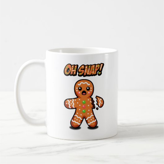 Oh, schläfst! Spekulatius-Männchen Kaffeetasse (Links)