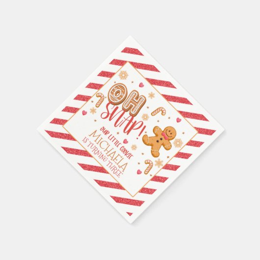 Oh schläfst unser kleines Cookie Party Napkin - Cu Serviette (Ecke)