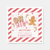 Oh schläfst unser kleines Cookie-Party Napkins - C Serviette (Vorderseite)