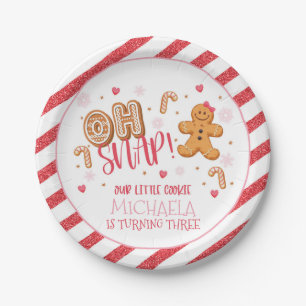 Oh schläfst unser kleines Cookie Party Plate - Cus Pappteller