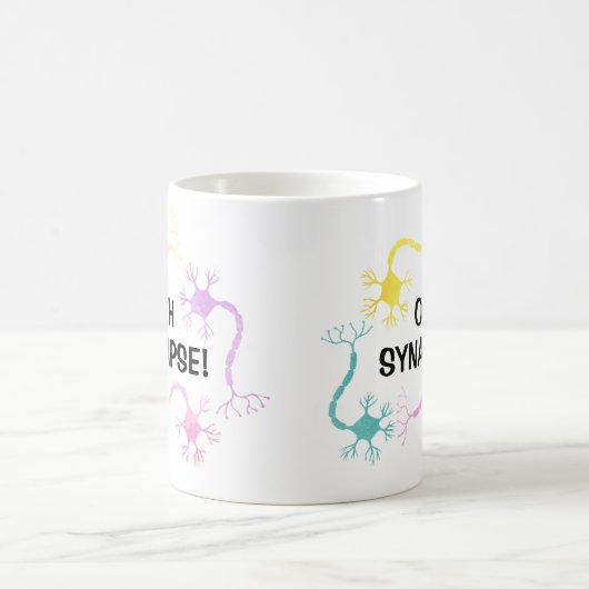 Oh, schläfst! Wissenschaftsneuron Biologielehrer F Kaffeetasse (Mittel)