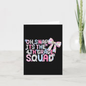 Oh, schlage seine 4. Klasse Platz zurück zur Schul Karte (Vorderseite)