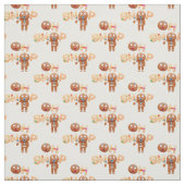 Oh, schnapper lustiger Lebkuchenmann Weihnachten Stoff (Muster)