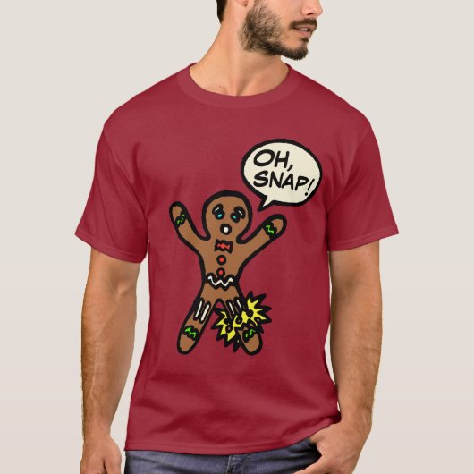 Oh Schnelllebkuchen-Mann-Plätzchen-WeihnachtsShirt T-Shirt (Vorderseite)