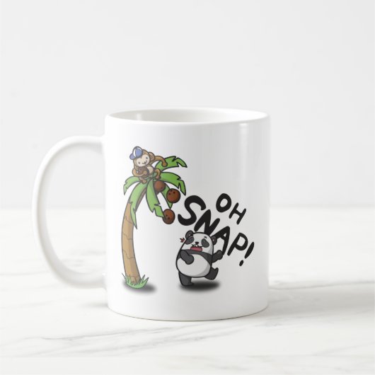 Oh Schnellpanda u. Affe Kaffeetasse (Links)