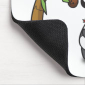 Oh Schnellpanda u. Affe Mousepad (Ecke)