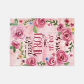 Oh sehen Geschmack und dass das 34:8 Lords Is Good Fleecedecke (Vorderseite (Horizontal))