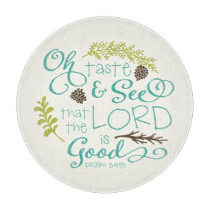 Oh sehen Geschmack und Schneidebrett