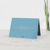 OH SHAME BELATET BIRTHDAY CARD DANKESKARTE (Rückseite)