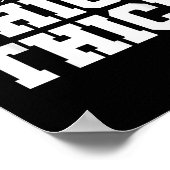 Oh She Thick-thick Funny Girls Women Poster (Ecke)