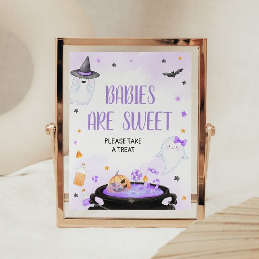 Oh Sheet Boo-y Halloween Babies sind süß Poster