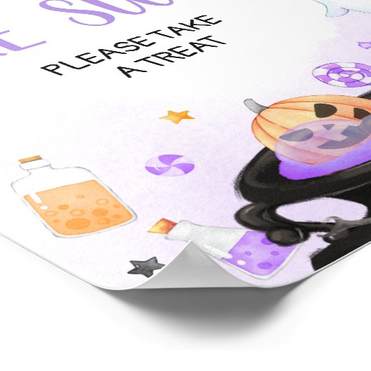 Oh Sheet Boo-y Halloween Babies sind süß Poster (Ecke)