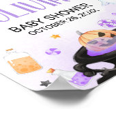 Oh Sheet Boo y Halloween Baby Dusche Willkommen Poster (Ecke)