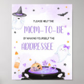 Oh Sheet Boo-y Halloween Envelope Station Poster (Vorne)