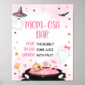 Oh Sheet Ghoul Halloween Baby Dusche Mama Osa Bar Poster (Vorne)