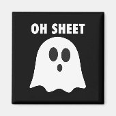 Oh Sheet - Humorer Halloween Ghost Pub Oh Sheet M Magnet (Vorne)
