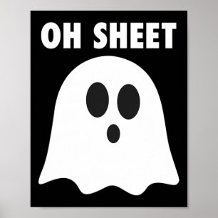 Oh Sheet - Humorer Halloween Ghost Pub Oh Sheet M Poster