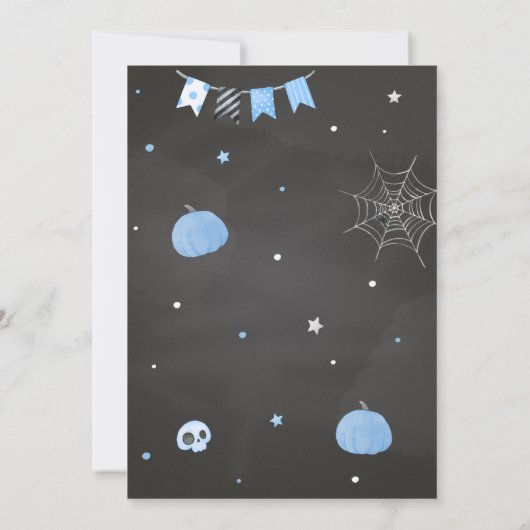 Oh Sheet Wir haben eine Babydusche Einladung (Rückseite)