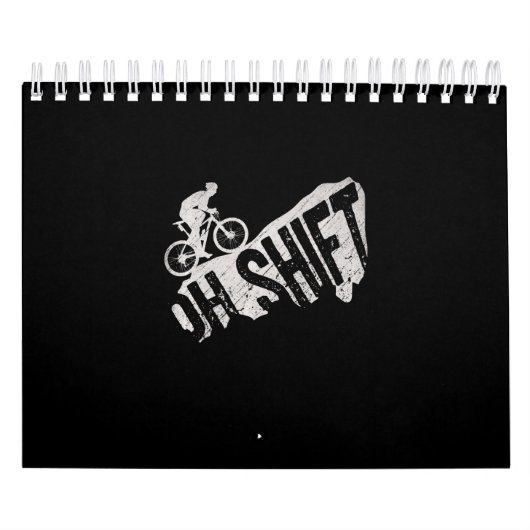 Oh Shift Mountainbike Radfahrer Kalender (Titelbild)