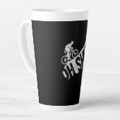 Oh Shift Mountainbike Radfahrer Milchtasse (Linke Ecke)