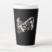 Oh Shift Mountainbike Radfahrer Milchtasse (Vorderseite)