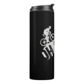 Oh Shift Mountainbike Radfahrer Thermosbecher (Nach links gedreht)