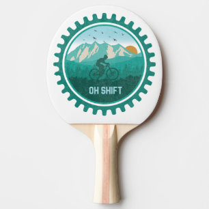 Oh Shift Retro Mountainbike Vintag MTB Radfahren Tischtennis Schläger