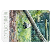 Oh Shoot, du bist Niedlich Panda Magnet (Horizontal)