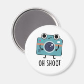 Oh Shoot Funny Fotograf Camera Pub Magnet (Vorderseite/Rückseite)