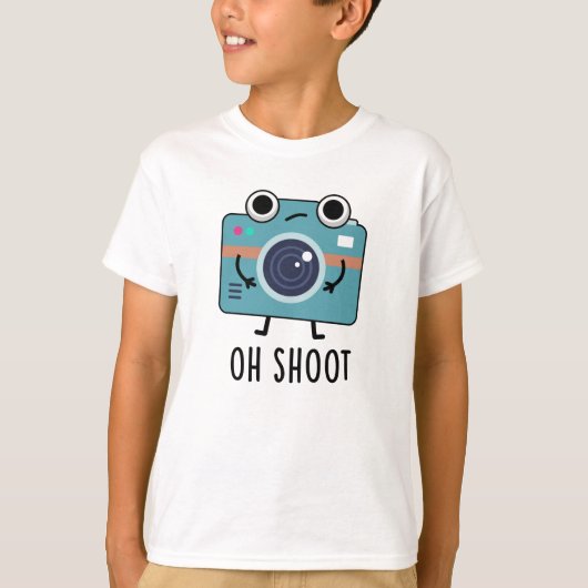 Oh Shoot Funny Fotograf Camera Pub T-Shirt (Vorderseite)
