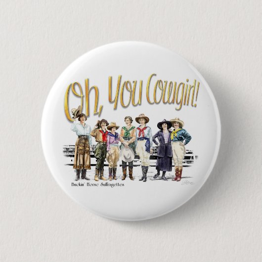 Oh Sie Cowgirl! Sammlung Button (Vorderseite)